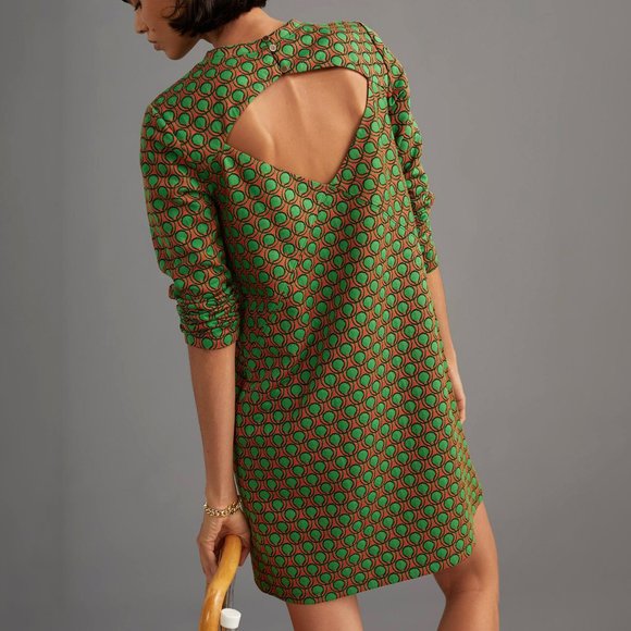 Anthropologie Maeve Jacquard Shift Mini Dress - Picture 1 of 5